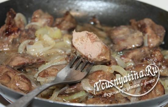 Готовая куриная печень