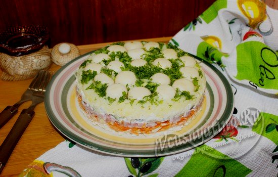 салат "грибная поляна"
