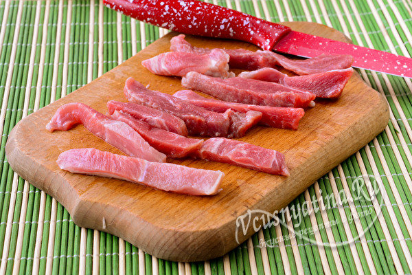 бруски мяса